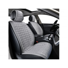 Накидки сидінь преміум класу велюр "Beltex" Chicago Сірий (grey) Передні BX85250