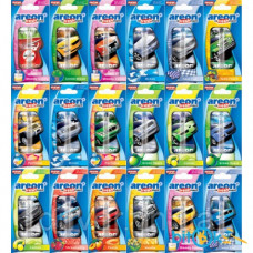 Освіжувач рідкий 8,5ml - "Areon" - Fresh (машинки) - Планшет MIX (18шт) (15шт/ящ.)