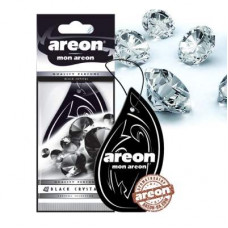 Освіжувач сухий лист - "Areon" - Mon лист - Black Crystal (Чорний Кристал) (10шт/уп)