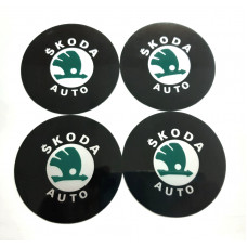 Логотипи до ковпака SKS Skoda (4шт) (відпускається на 1 комплект ковпака) зелена