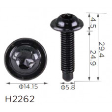 Гвинт H2262 VOLKSWAGEN M6 (N91069901, 19206) ( уп. 100 шт.)