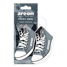Освіжувач сухий лист кеди - "Areon" - Fresh Wave - Black Crystal (Чорний Кристал) (10шт/360ящ)