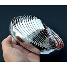 Молдинг хром 6мм-5м Плоский на окантовку вікон