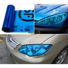 Плівка антигравійна для фар автомобіля Синя 30см
