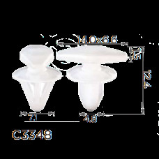 Кліпси C3348 ущільнювача дверей GM Opel Chevrolet 11611342 (уп. 100шт.)