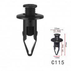 Кліпси C0115 розпірні (91502SM4000, 91502-SM4-000, 91502-SN4-000, 91502SN4000, 8659035000) (уп.100шт