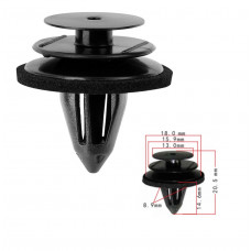 Кліпси C1129 кріплення карти дверей/молдинги Nissan Infiniti 84953AU100 80999VE000( уп. 100 шт)