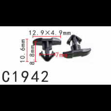 Кліпси C1942 ущільнювача TOYOTA, LEXUS (65487-60010, 6548760010, 10807) (уп. 100шт.)