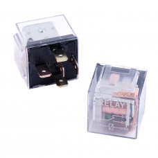 Реле 12V 5-ти контактне 40А з індикатором RELAY JD1914 (прозорий корпус)