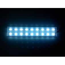 Підсвічування салону 12V LED "Призма" 2-а - 25см - Біла - (5630) - 2А 36LED