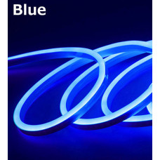 Стрічка - Силікон LED Neon - 24v1м синя гнучка (бічне свічення/шир.12мм/вис. 6мм)