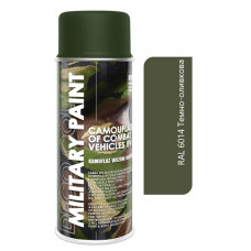 Фарба темно-оливкова 400ml "Deco color" Military Paint Ral 6014 (12шт/уп)