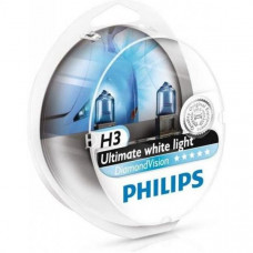 Лампа 12V H3 55W +150% Racing Vision "Philips" (Box-2шт) (12336RVS2) Акція