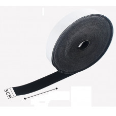 Змінний фетр для ракелю.Фланель.Чорна (3см*18м 1,0мм товщина)