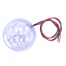 Вставка в габарит "ріжки" 24v біла 5LED d-4.5см "MRT" Л-001 (1 шт.)