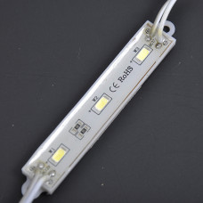 Світлодіод-Модуль 24V SMD 3 (5630) Білий - у силіконі