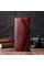 Кошелек для женщин из натуральной кожи с геометрическим клапаном ST Leather 22547 Бордовый