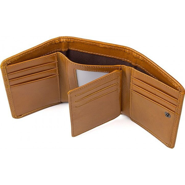 Кошелек Vintage 14597 кожаный Рыжий