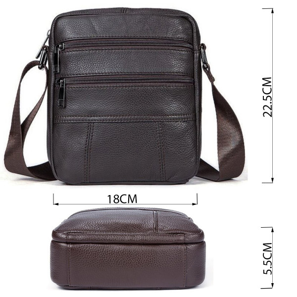 Сумка мужская флотар Vintage 14759 Коричневая