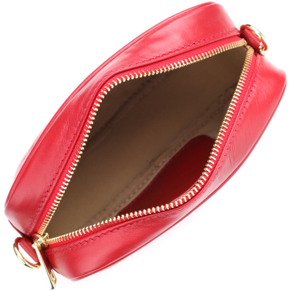 Стильная сумка в ромбы из натуральной кожи Tony Perotti 20838_1 (CA006-01DR dk red) Красный