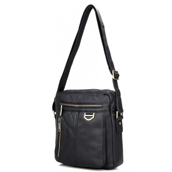 Сумка мужская Vintage 14436 через плечо Черная