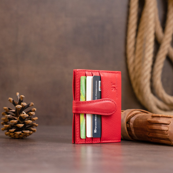 Кошелек-визитница ST Leather 19211 Красный