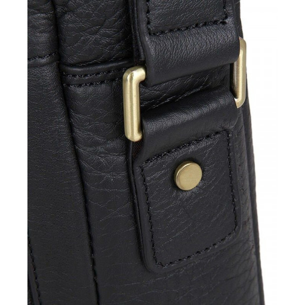 Сумка мужская Vintage 14436 через плечо Черная