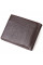 Идеальный горизонтальный мужской бумажник среднего размера из натуральной зернистой кожи CANPELLINI 21863 Коричневый