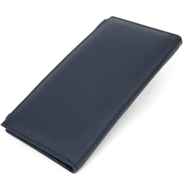 Стильный женский кожаный кошелек ST Leather 19382 Темно-синий