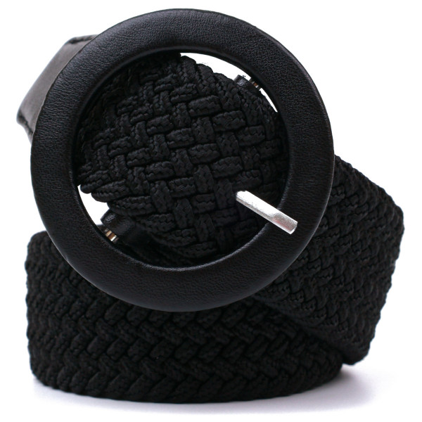 Женский текстильный ремень Vintage 20821 Черный