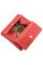 Яркое кожаное портмоне женское с накладной монетницей GRANDE PELLE 11224 Красное