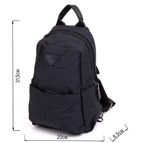 Сумка через плечо нейлон Vintage 20632 Черная