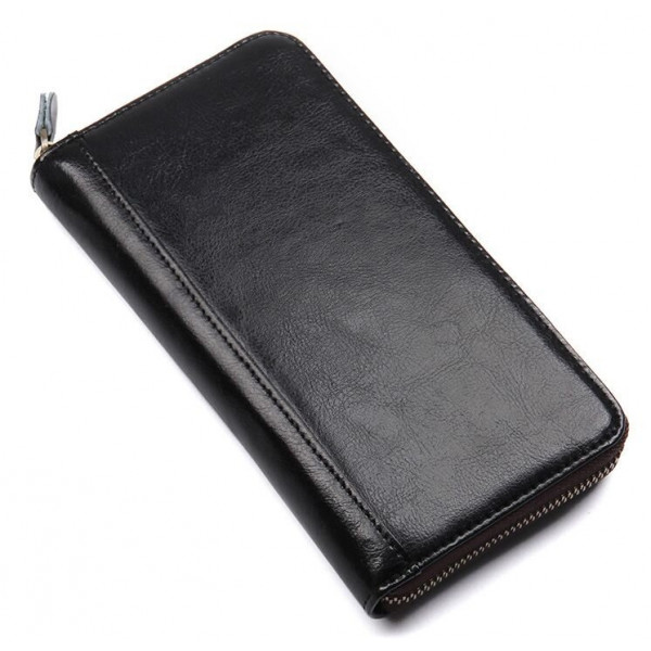 Визитница большая Vintage 14605 Черная