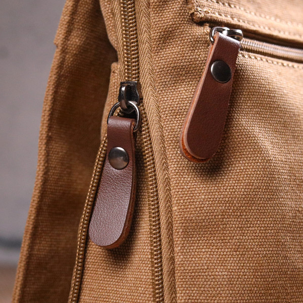 Функциональная мужская сумка из текстиля 21268 Vintage Коричневая