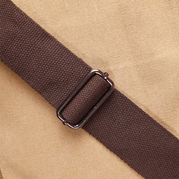 Практичная сумка через плечо для ноутбука 13" из плотного текстиля Vintage 22202 Песочный