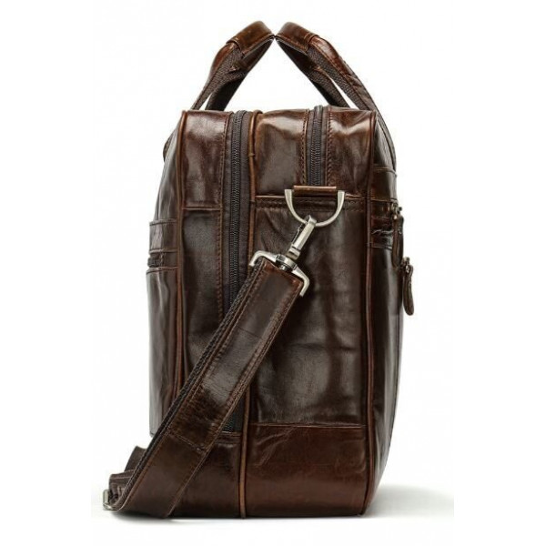 Сумка дорожная мужская кожаная Vintage 14770 Коричневая