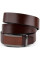 Ремень мужской с коричневой вставкой на пряжке Vintage 20286 Коричневый