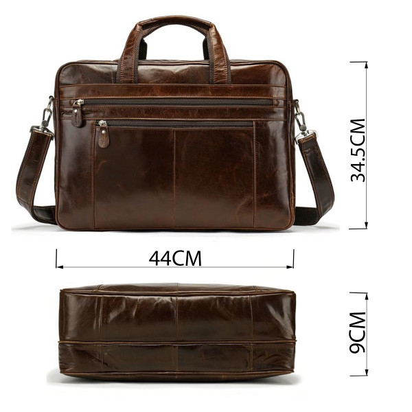 Сумка дорожная мужская кожаная Vintage 14770 Коричневая