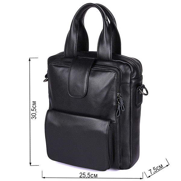 Сумка мужская Vintage 14479 Черная