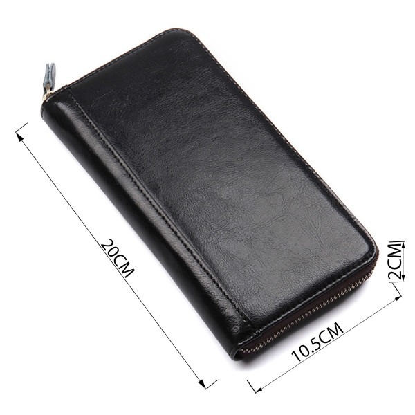 Визитница большая Vintage 14605 Черная