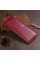 Горизонтальный тонкий кошелек из кожи женский ST Leather 19326 Бордовый
