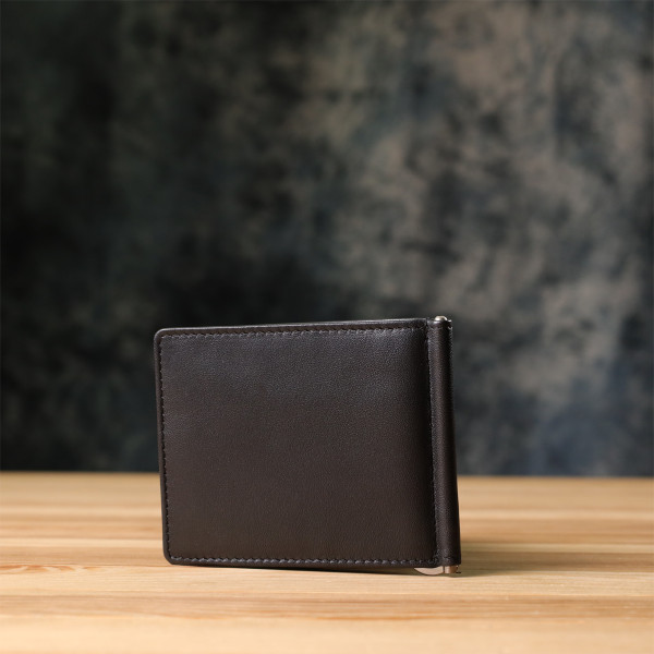 Модный зажим для денег из мягкой натуральной кожи Tony Perotti 20848_1 (5000 nero) Черный
