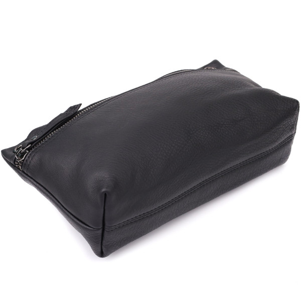 Модная женская сумка на плечо из натуральной кожи Vintage 23004 Черный