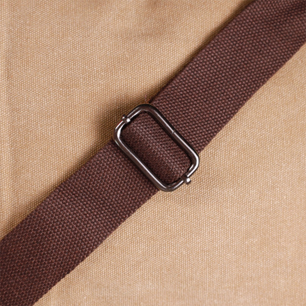 Функциональная мужская сумка мессенджер из плотного текстиля Vintage 22206 Песочный