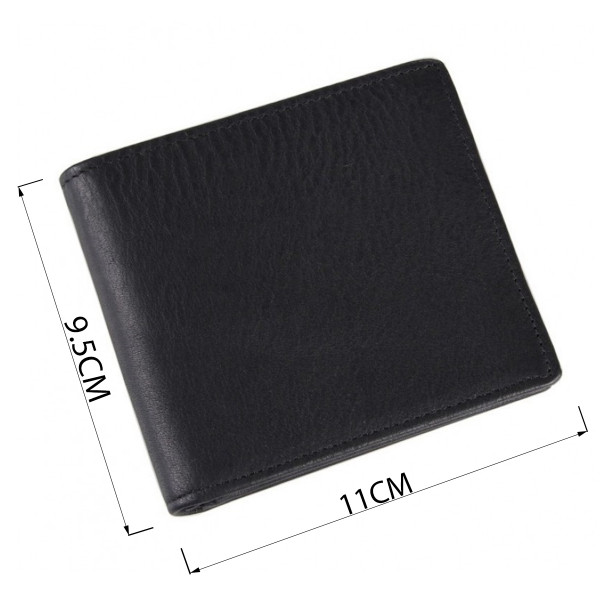 Бумажник мужской Vintage 14516 кожаный Черный