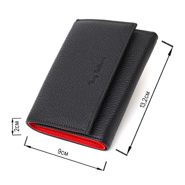 Комбинированный кошелек для женщин из натуральной кожи Tony Bellucci 22037 Черный