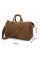 Сумка дорожная Vintage 14050 из винтажной кожи Коричневая