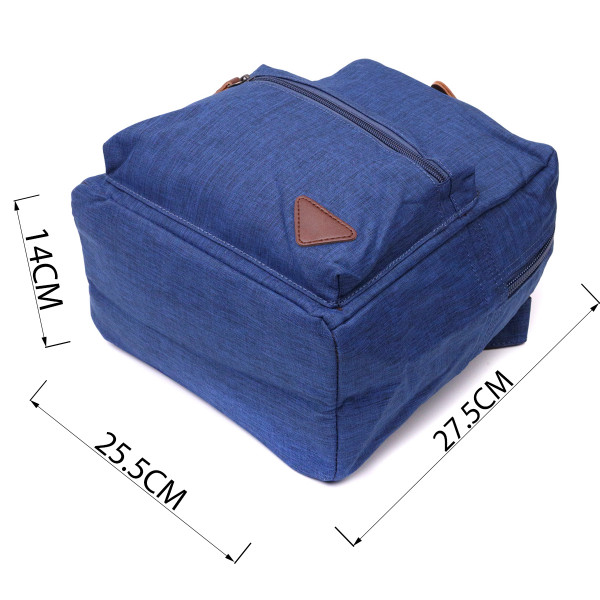 Текстильный удобный рюкзак унисекс Vintage 22244 Синий