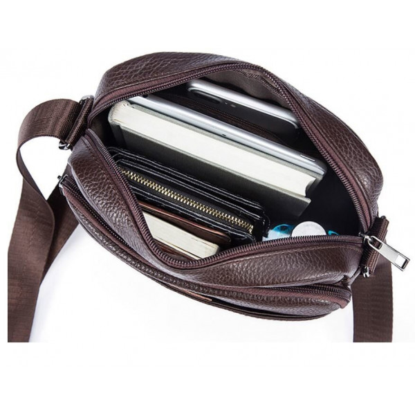 Сумка мужская Vintage 14744 Коричневая