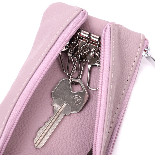 Отличная ключница из натуральной кожи ST Leather 22512 Бежевый